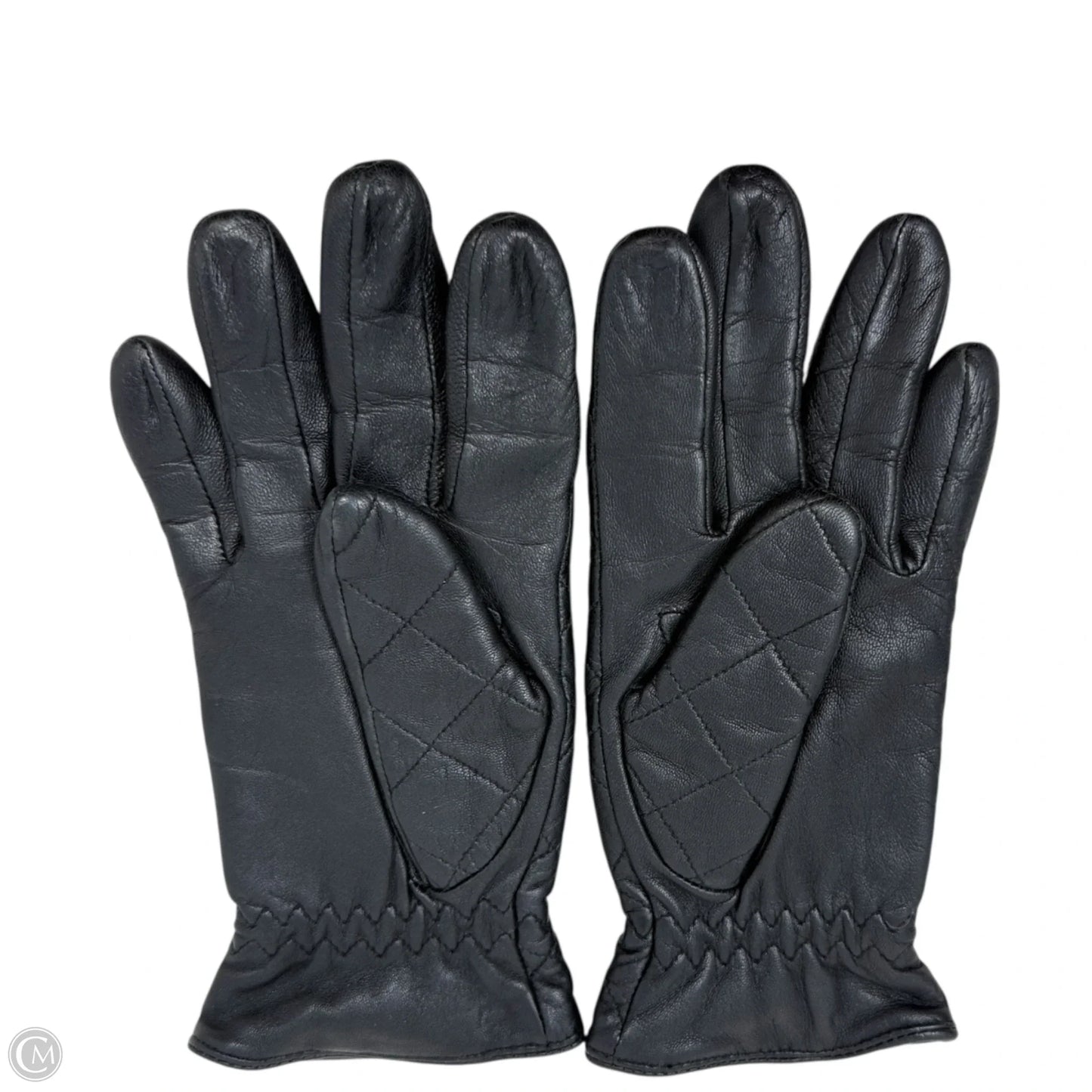 Quilted Leather Gloves By Etienne Aigner Size: Small