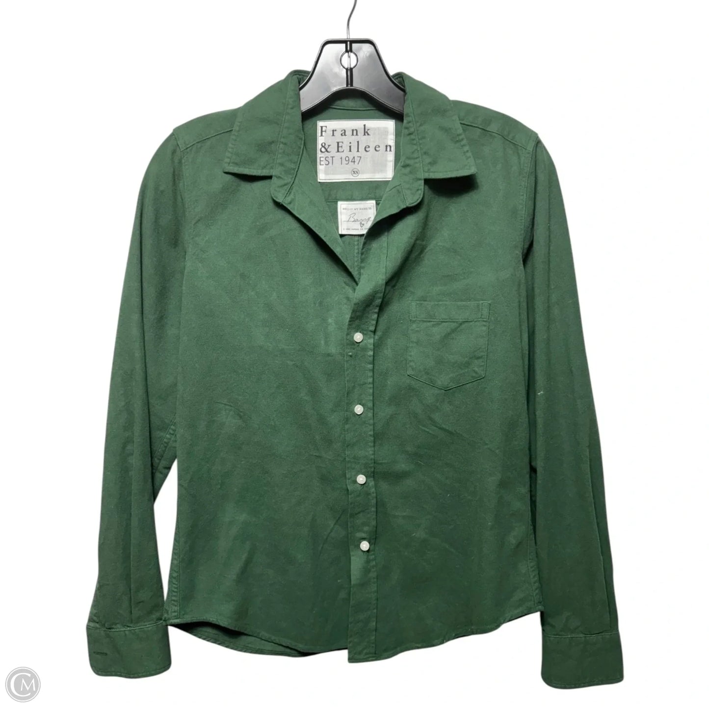 Barry Top Long Sleeve By Frank And Eileen In Green, Size: Xs