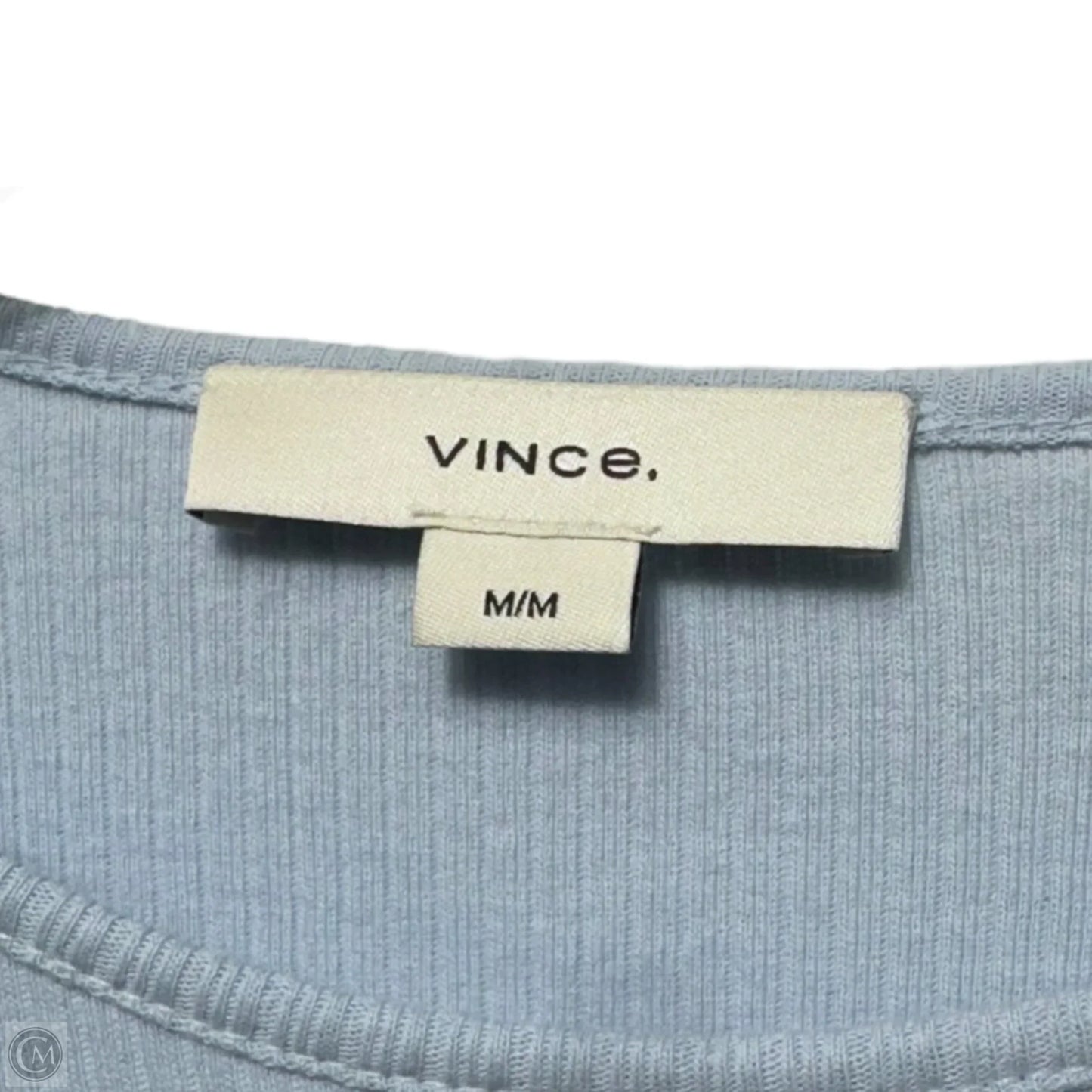 Top Short Sleeve By Vince In Blue, Size: M