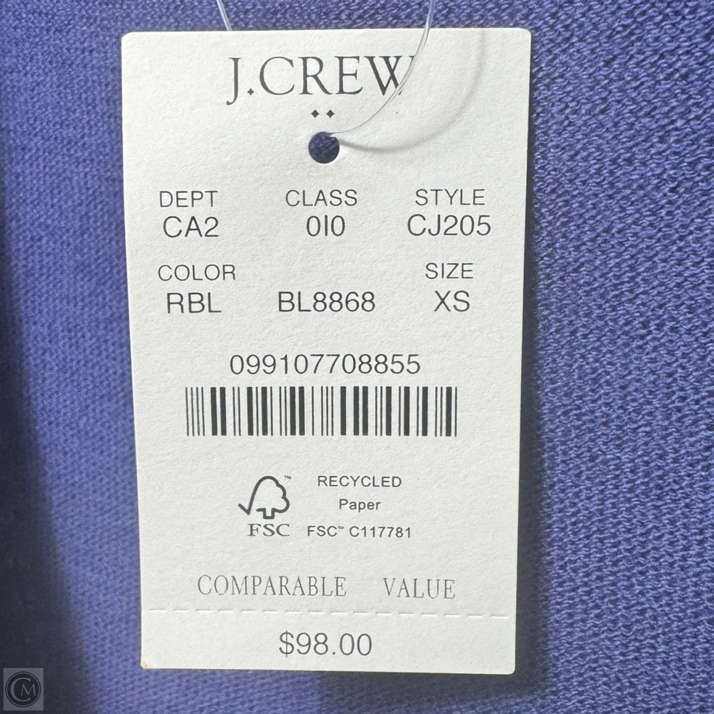 Sweater By J. Crew In Purple, Size: Xs