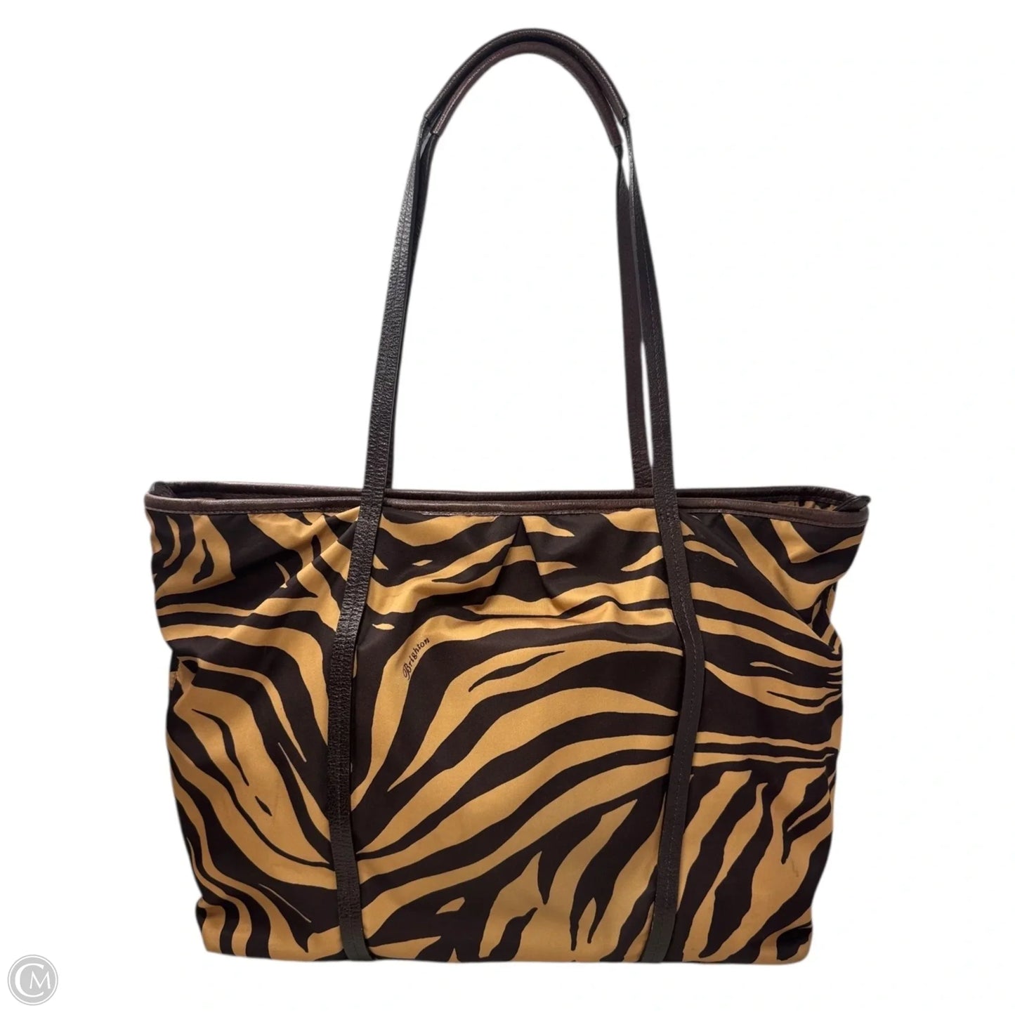 Tiger Print Tote By Brighton, Size: Medium