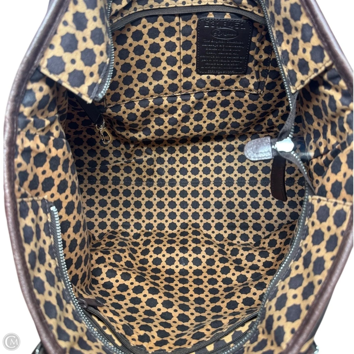 Tiger Print Tote By Brighton, Size: Medium