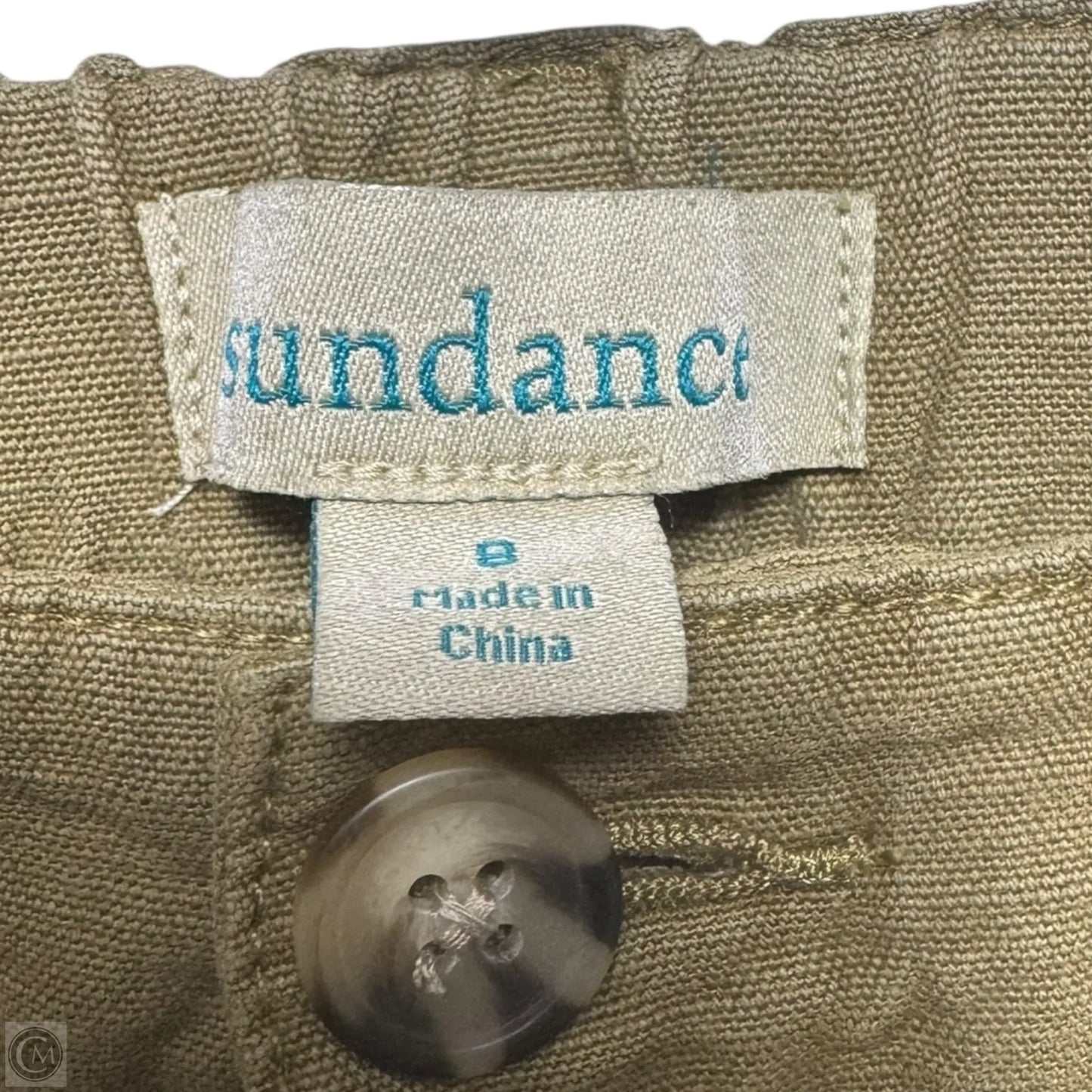 Pants Linen Blend By Sundance In Green, Size: 8