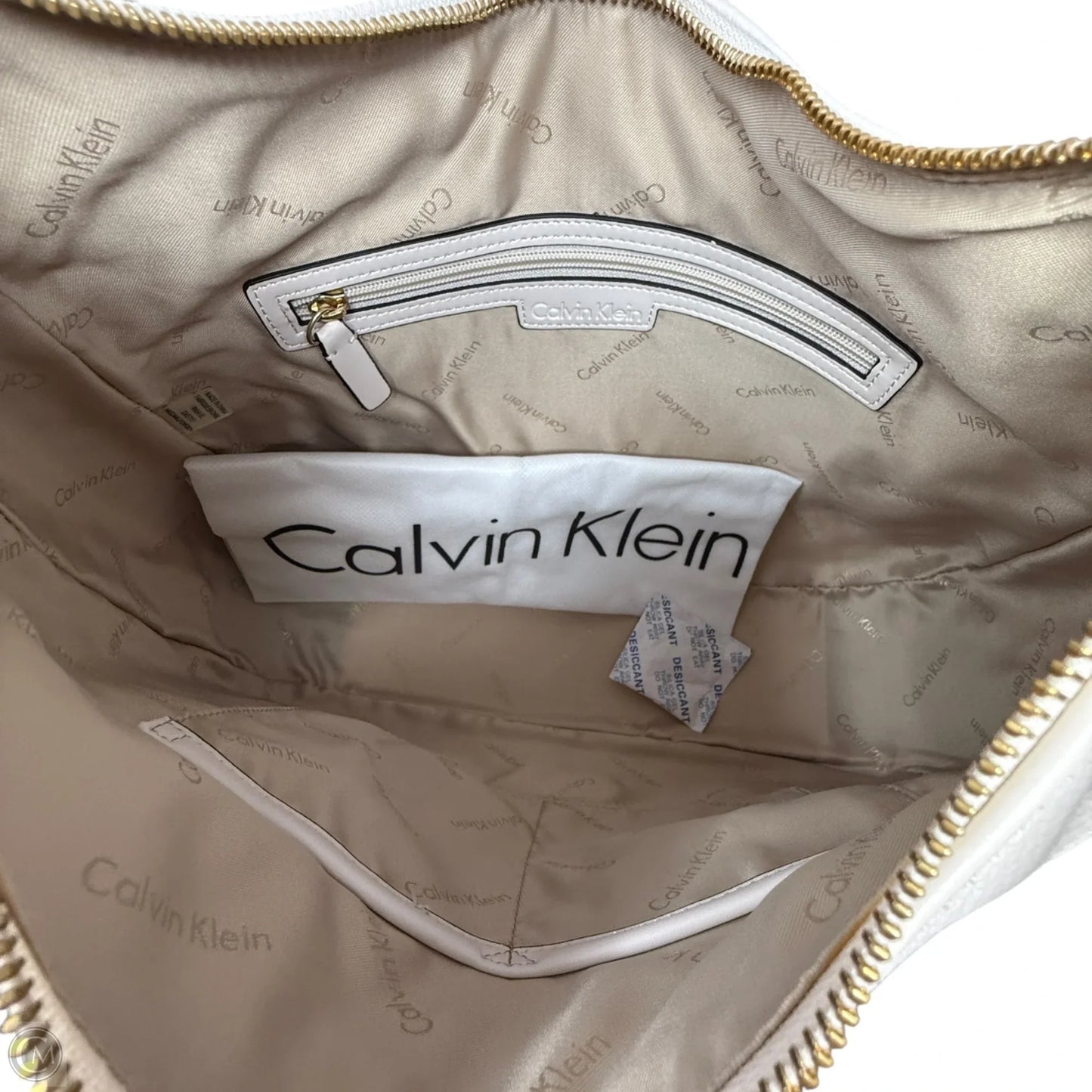 Pebbled Leather Hobo By Calvin Klein, Size: Large