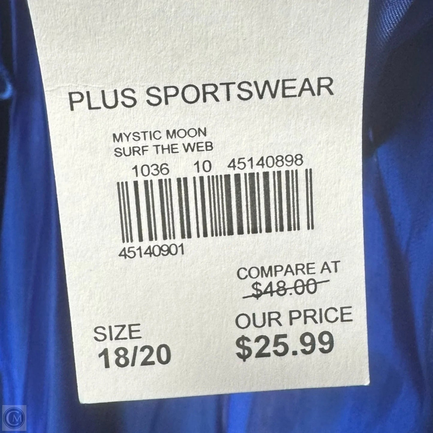 Mystic Moon Cold Shoulder Blouse By Cato In Surf The Web, Size: 18/20