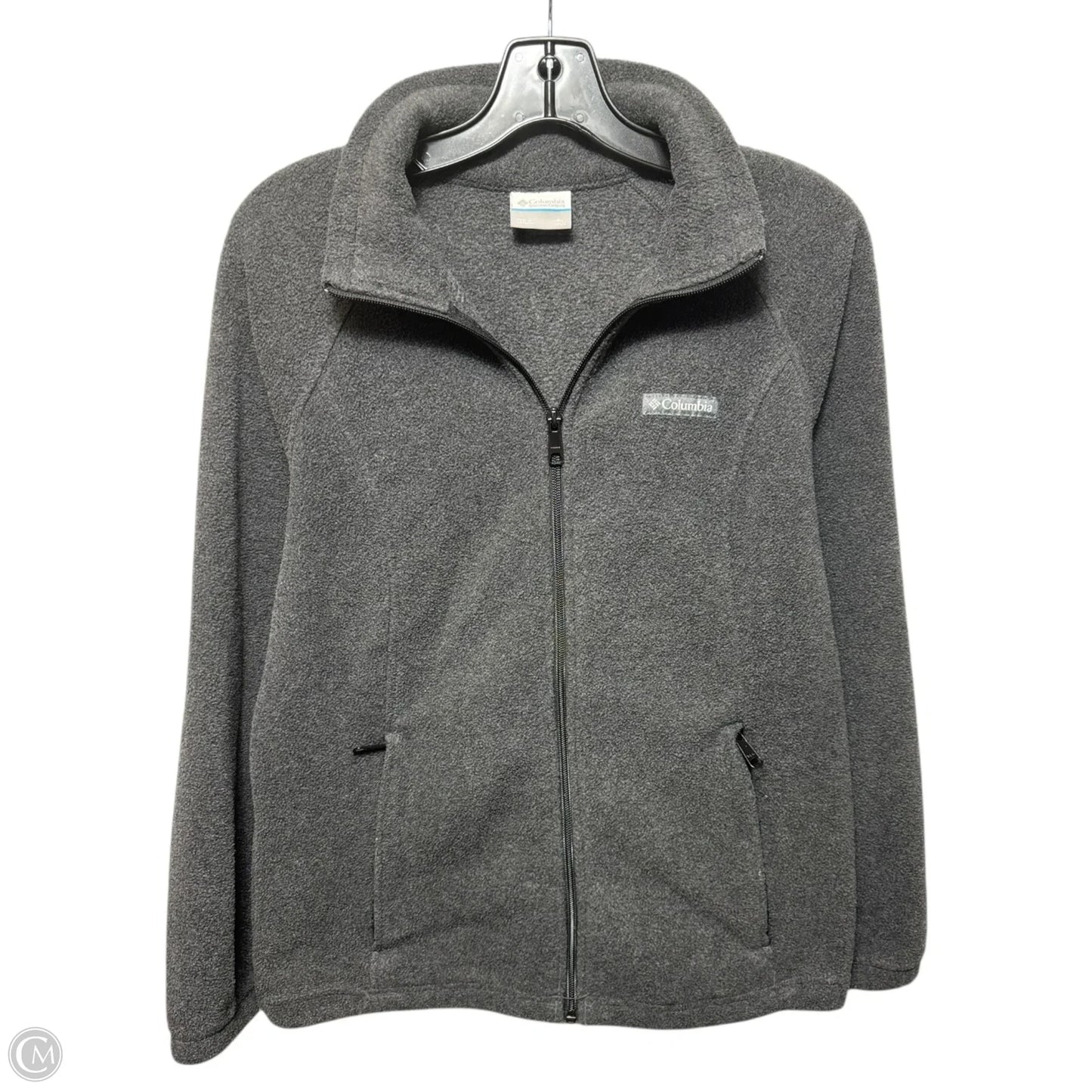 Jacket Fleece By Columbia In Grey, Size: Lp