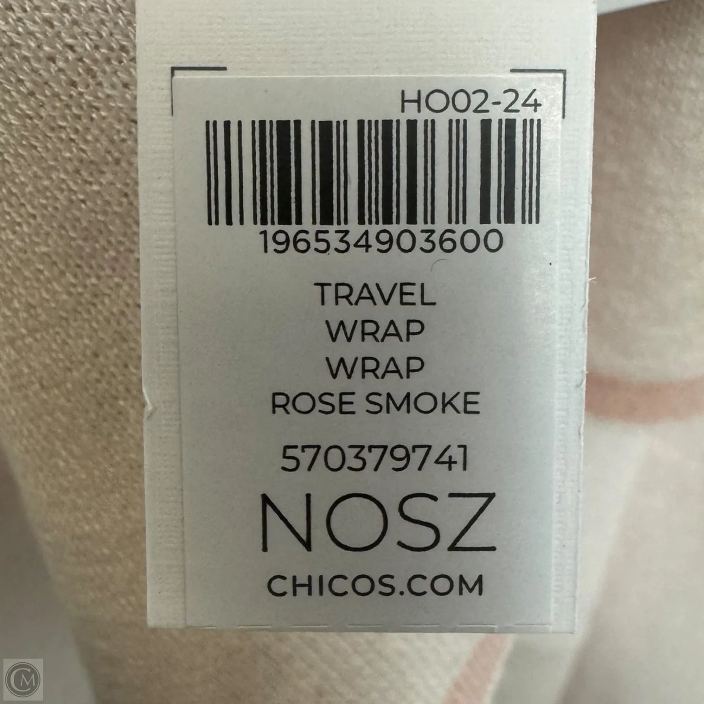 Reversible Shawl By Chicos In Rose Smoke, Size: Osfm