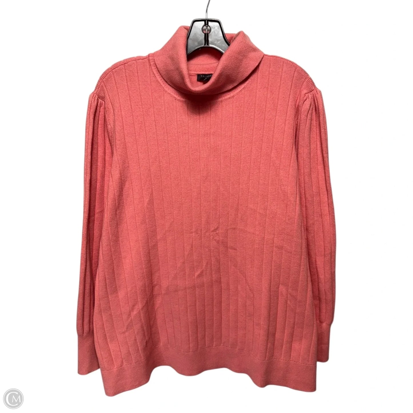 Sweater By Talbots In Coral, Size: 3x