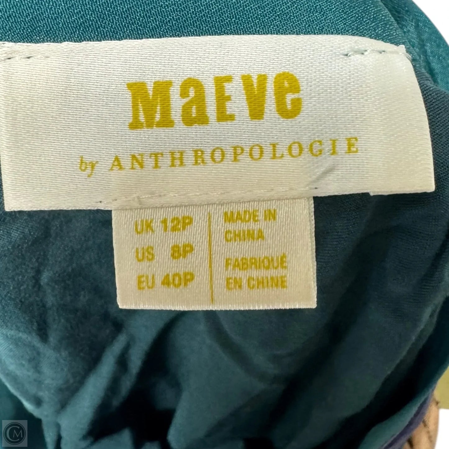 Metallic Pleated Skirt Midi By Maeve In Multi-colored, Size: 8p