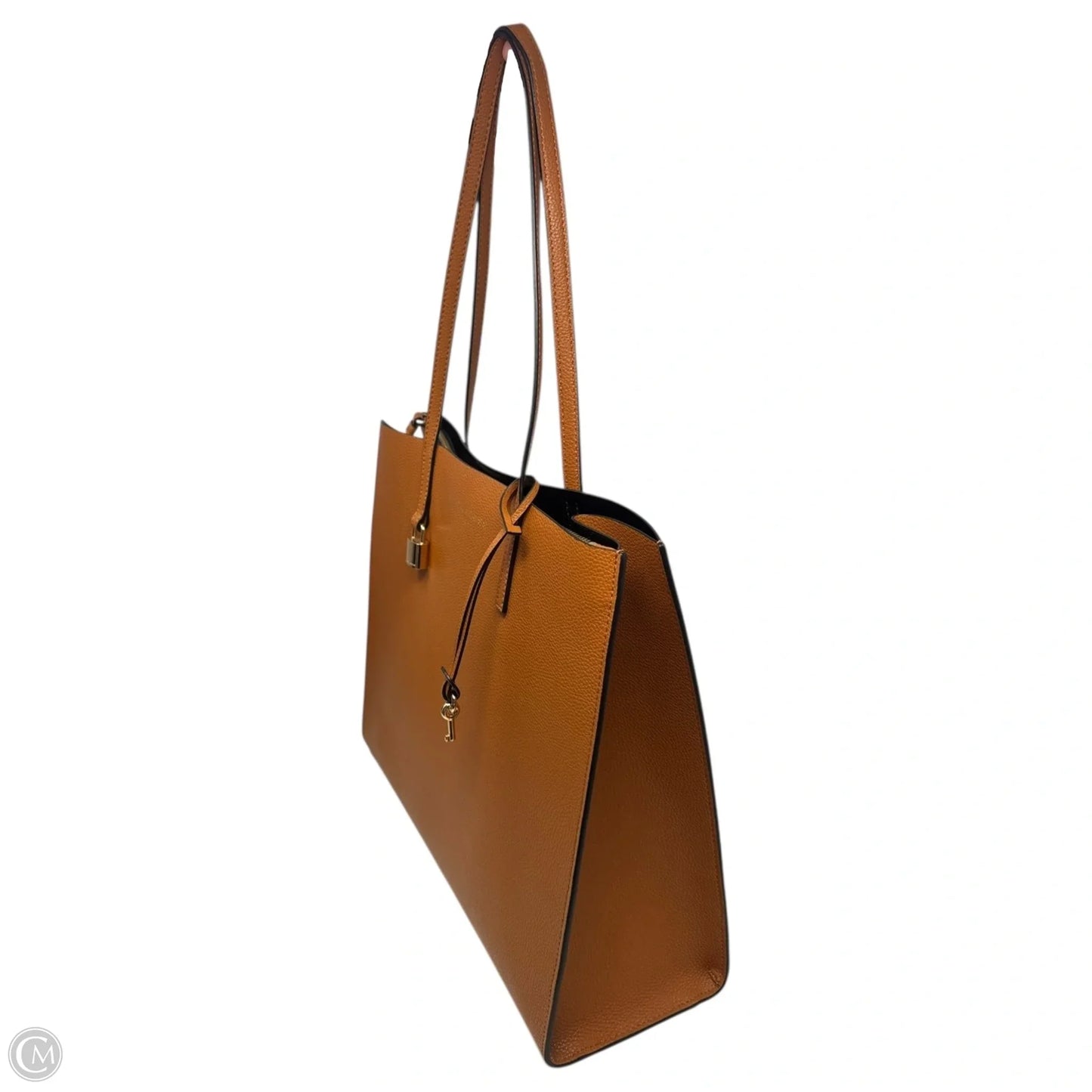 The Grind Leather Tote Luxury Designer By Marc Jacobs In Smoked Almond, Size: Medium