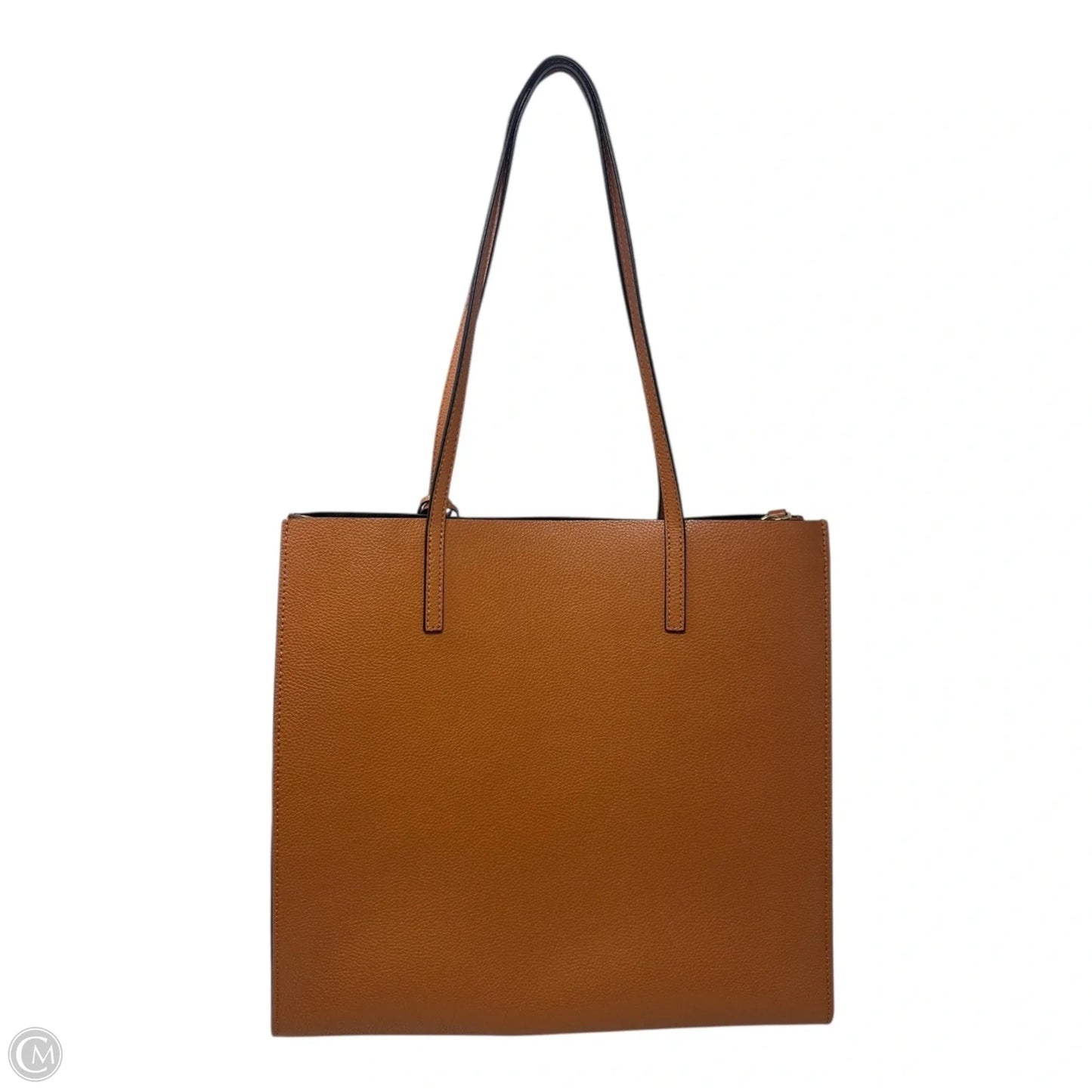 The Grind Leather Tote Luxury Designer By Marc Jacobs In Smoked Almond, Size: Medium