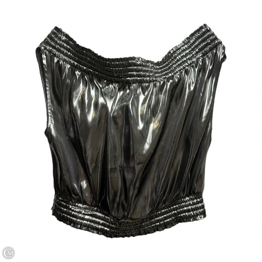 Metallic Off The Shoulder Top Sleeveless By Worth Ny In Silver, Size: 8