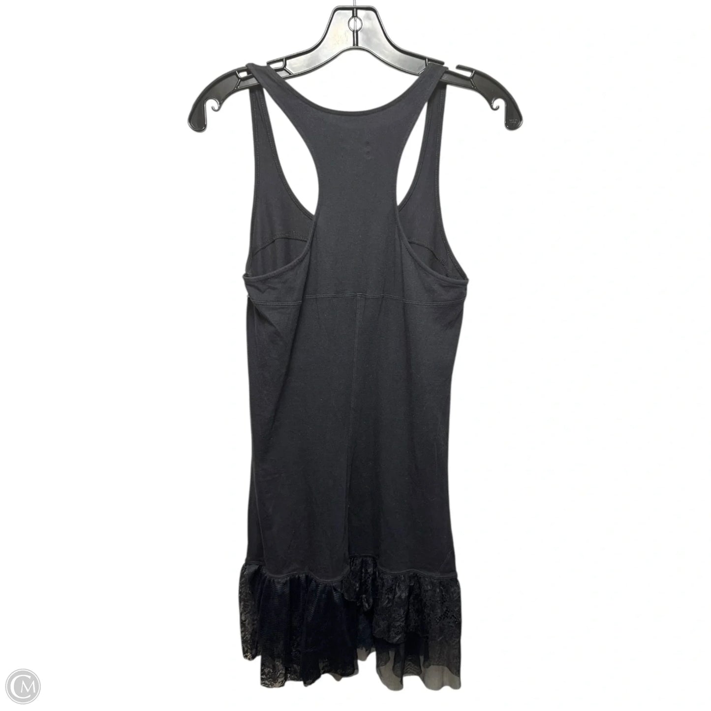 Lace Hem Mini Slip Dress By Free People In Black, Size: M