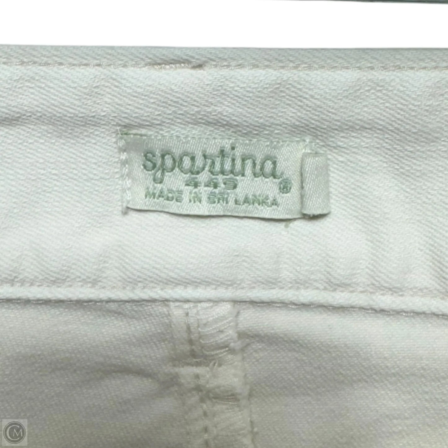 Jeans Straight By Spartina In Cream, Size: 10