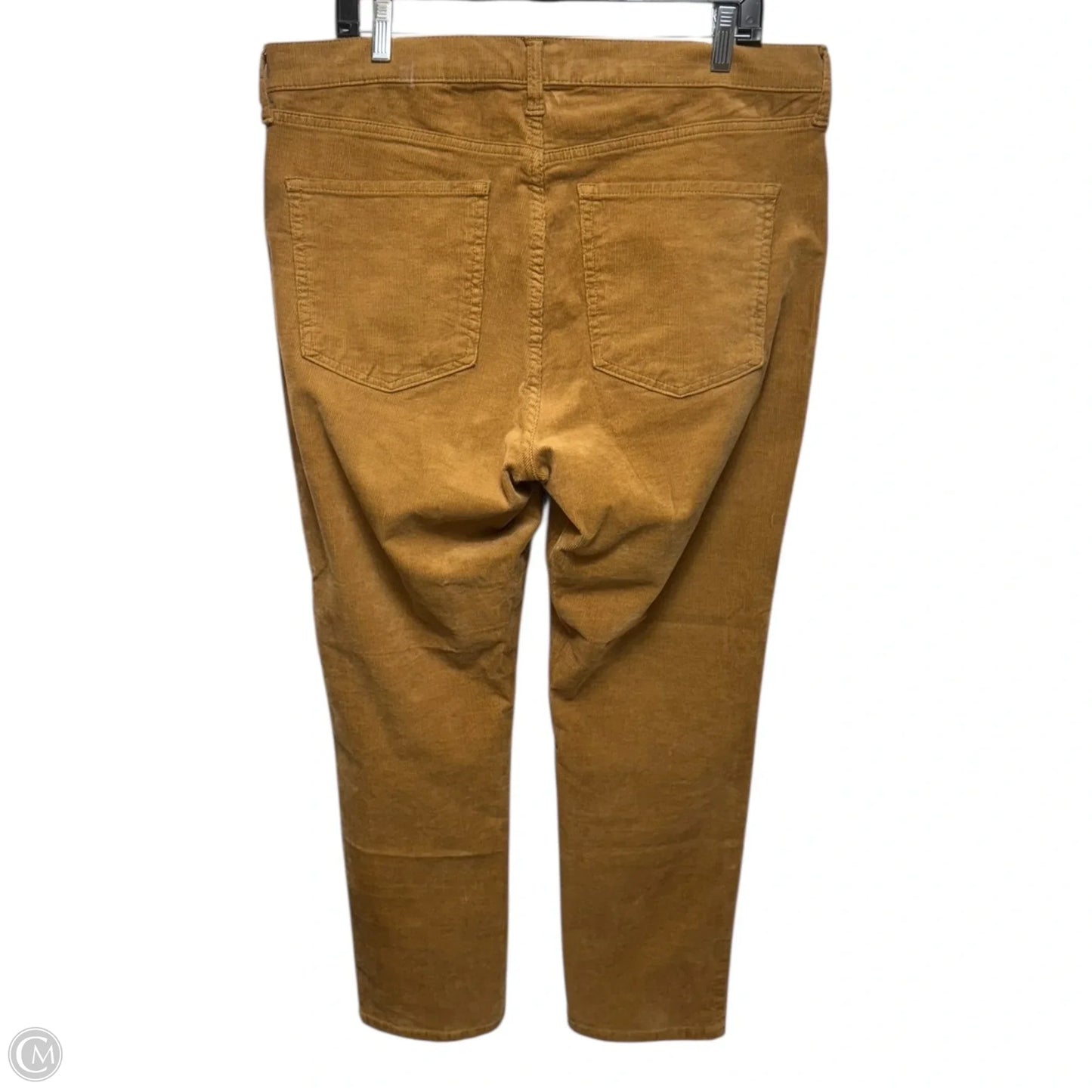 High Rise Slim Pants Corduroy By Banana Republic In Tan, Size: 16/33