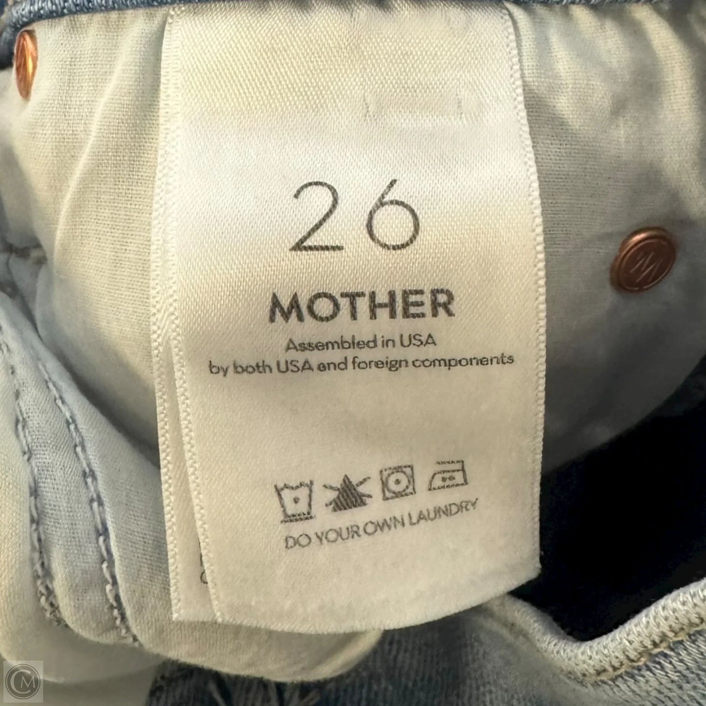 Lil Mid Rise Dazzler Ankle Fray Jeans Skinny By Mother In Blessing In Disguise, Size: 2