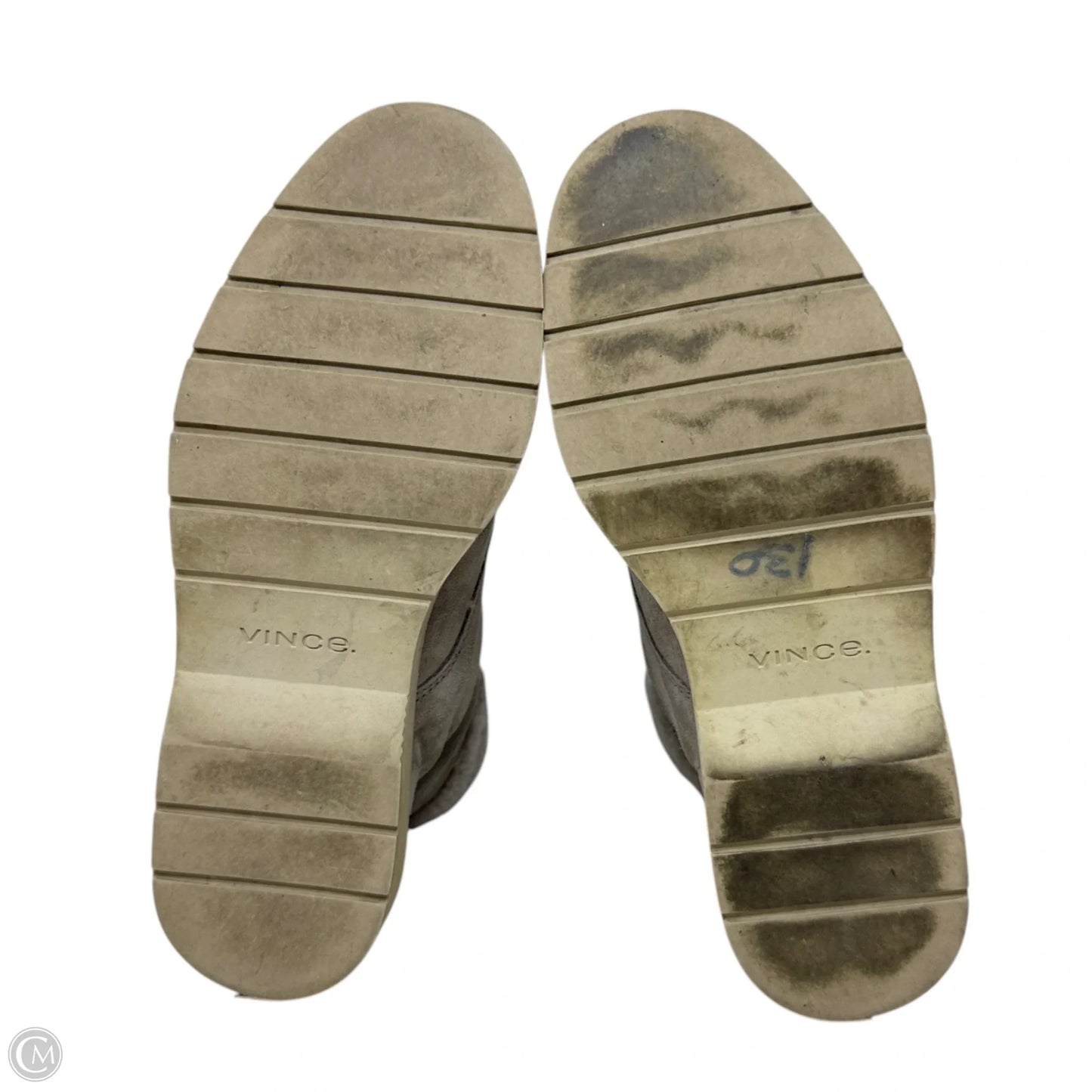 Hayes II Shearling Hiker Boots By Vince In Grey, Size: 6.5