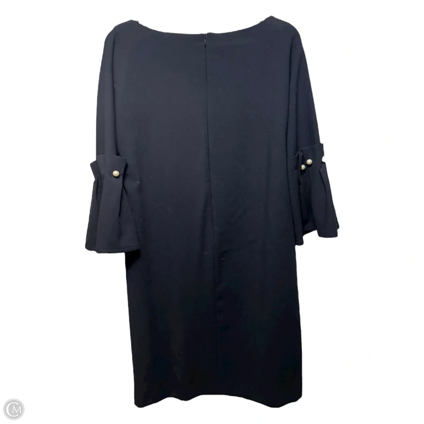 Pearl Sleeve Dress Casual Midi By Banana Republic In Navy, Size: 10