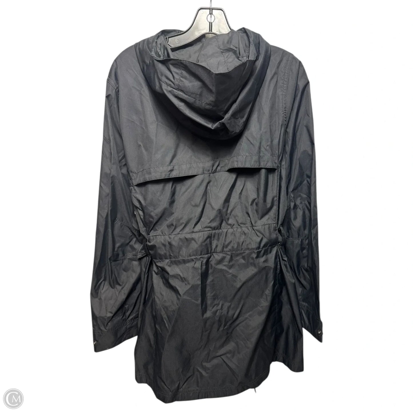 Coat Raincoat By Columbia In Black, Size: L