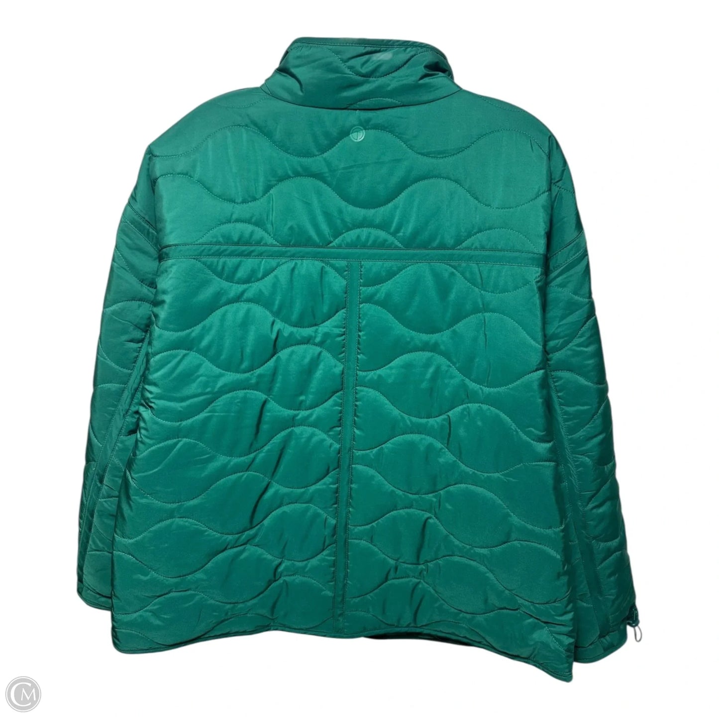 Jacket Puffer & Quilted By Talbots In Green, Size: L