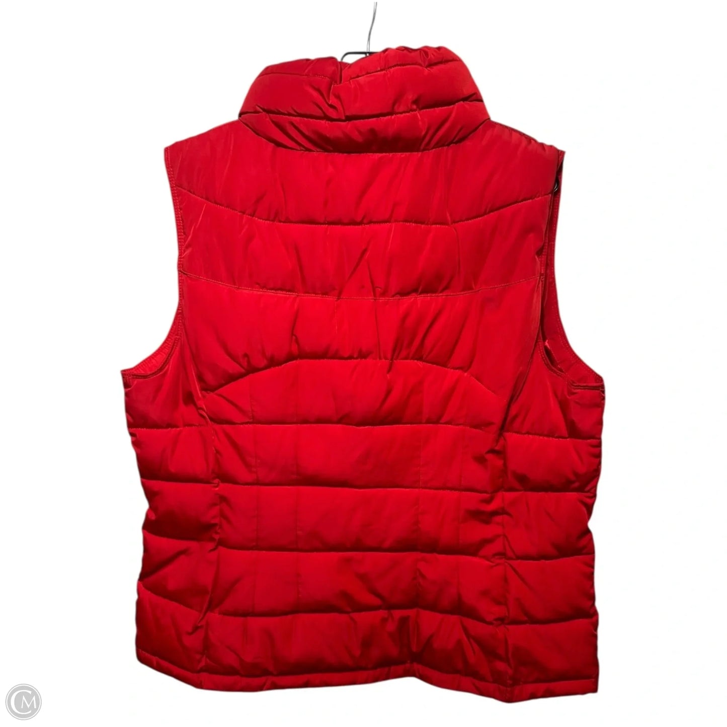 Vest Puffer & Quilted By Calvin Klein In Red, Size: 1x