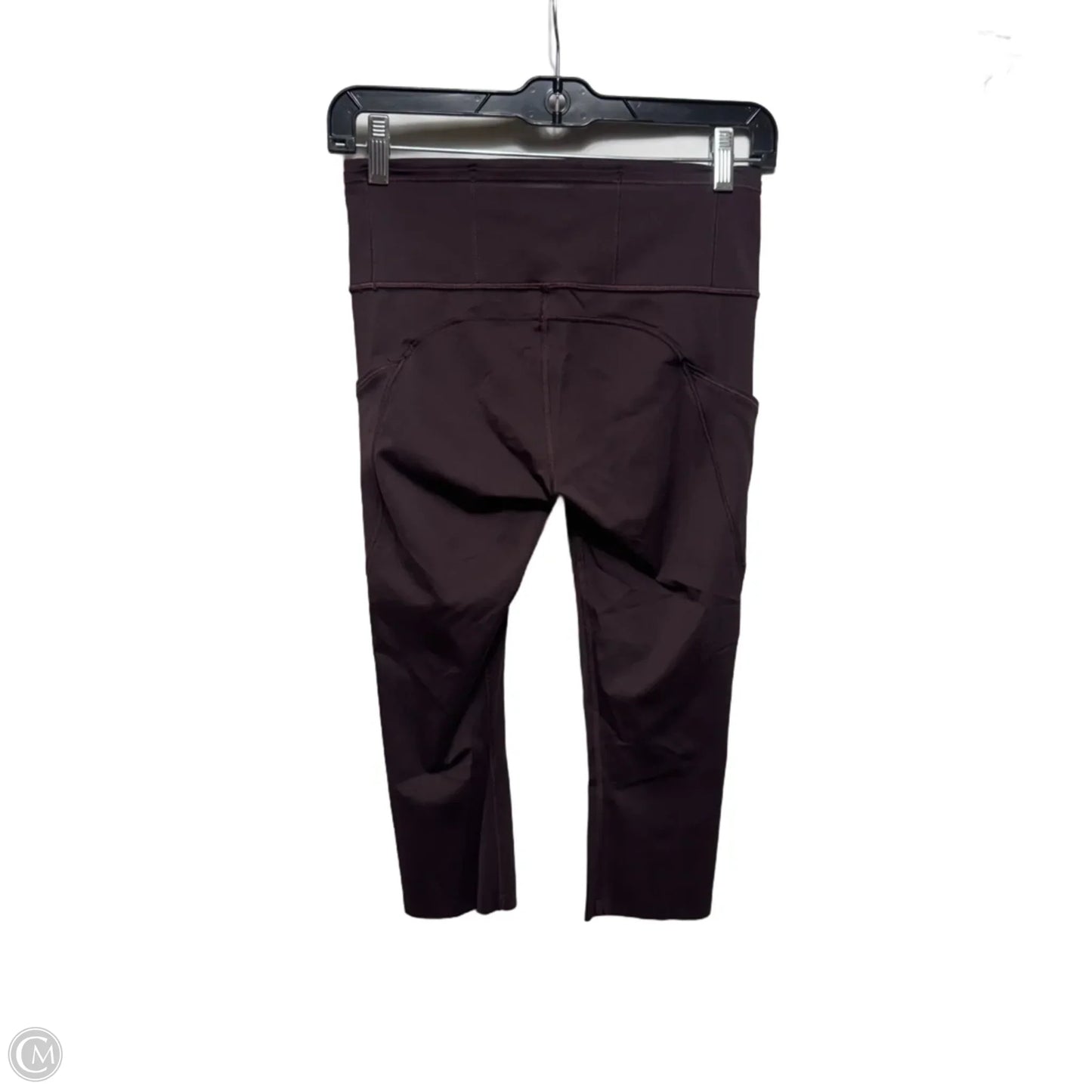 Athletic Leggings Capris By Lululemon In Purple, Size: 4