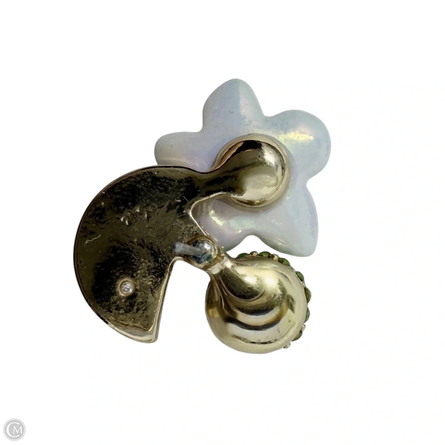 Fruit Flower Rhinestone Cluster Post Earrings By Betsey Johnson