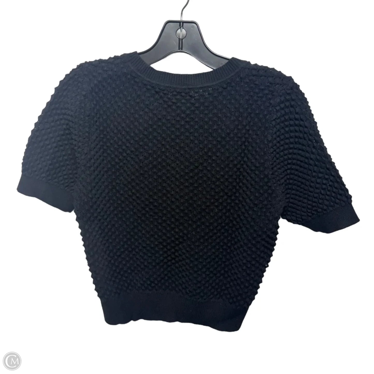 Sweater Short Sleeve By Lucy Paris In Black, Size: M