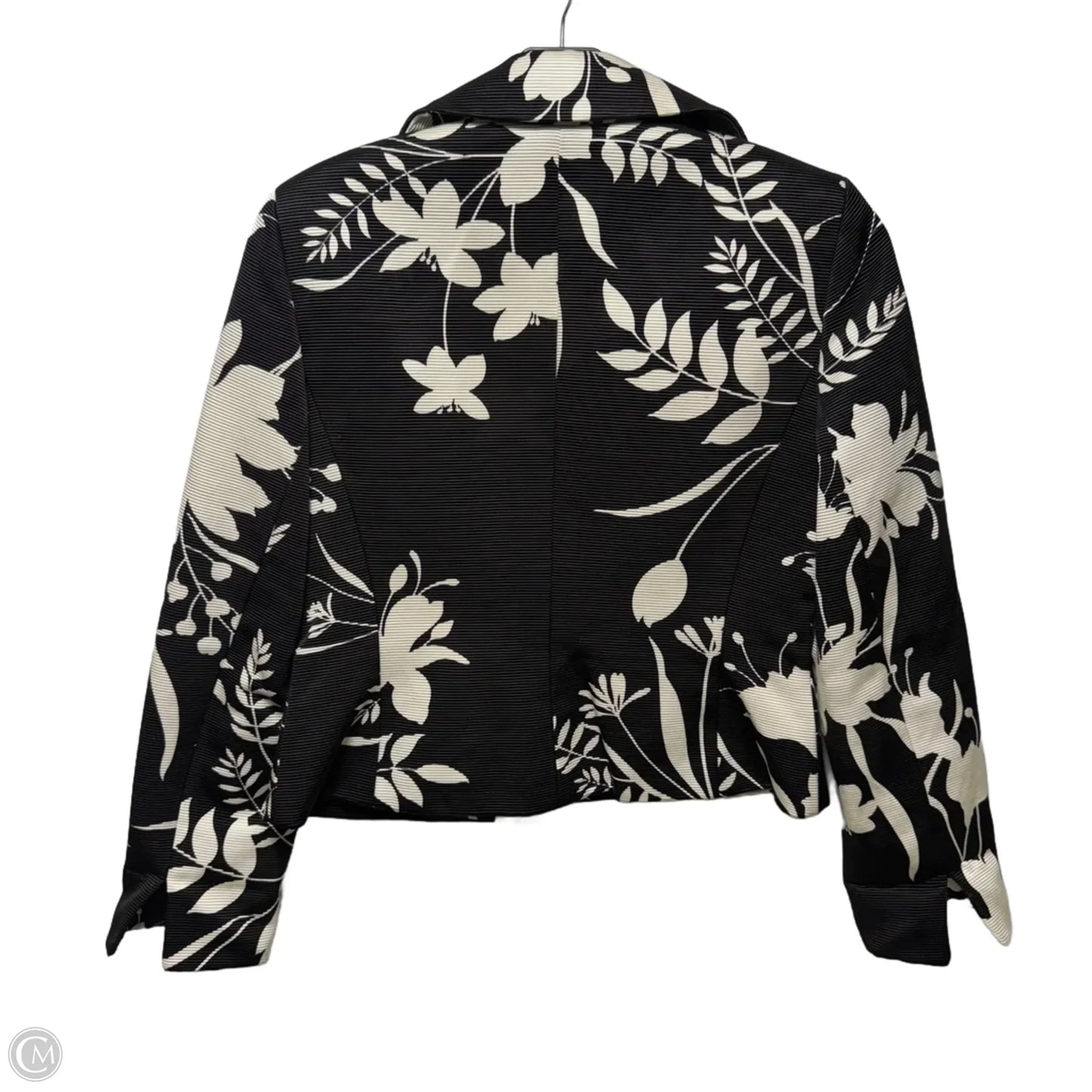 Beaded Blazer By Linda Allard Ellen Tracy In Black & White, Size: 4