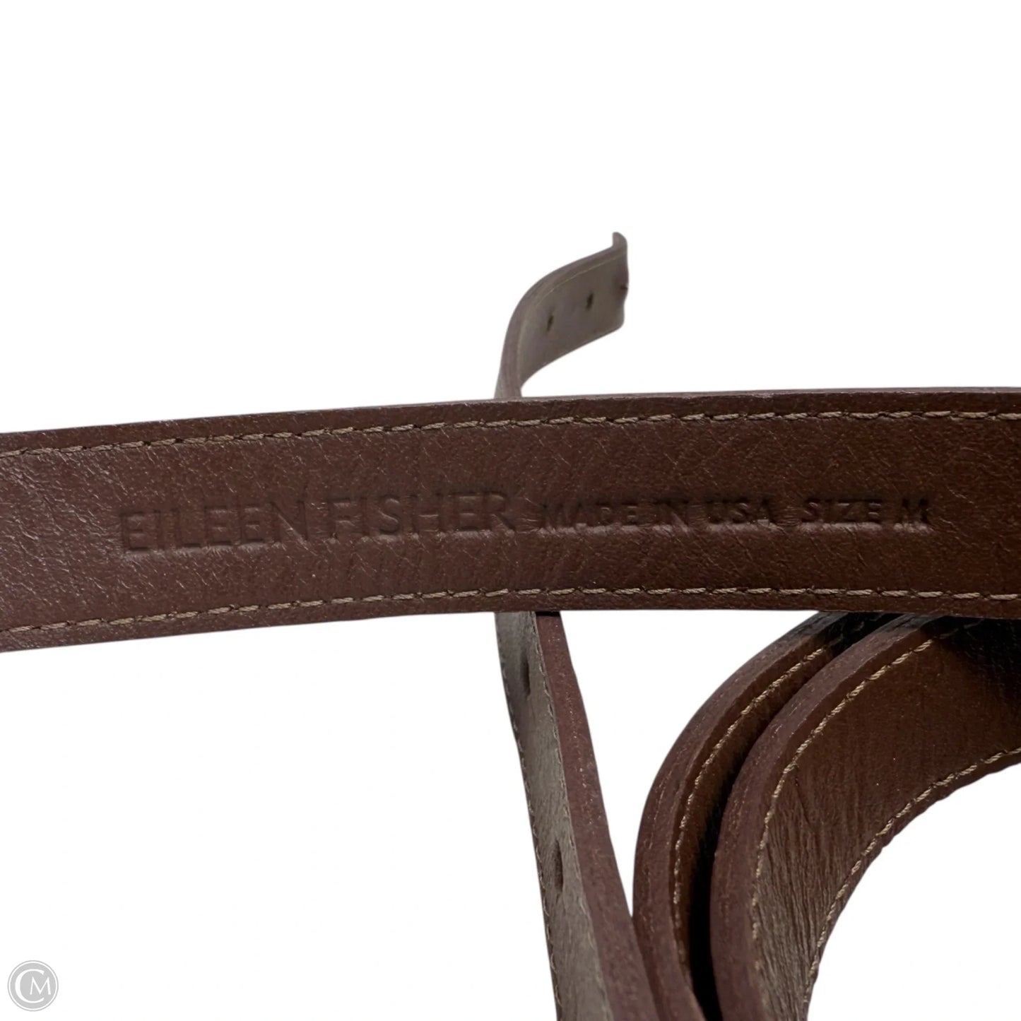 Leather Wrap Belt By Eileen Fisher, Size: Medium