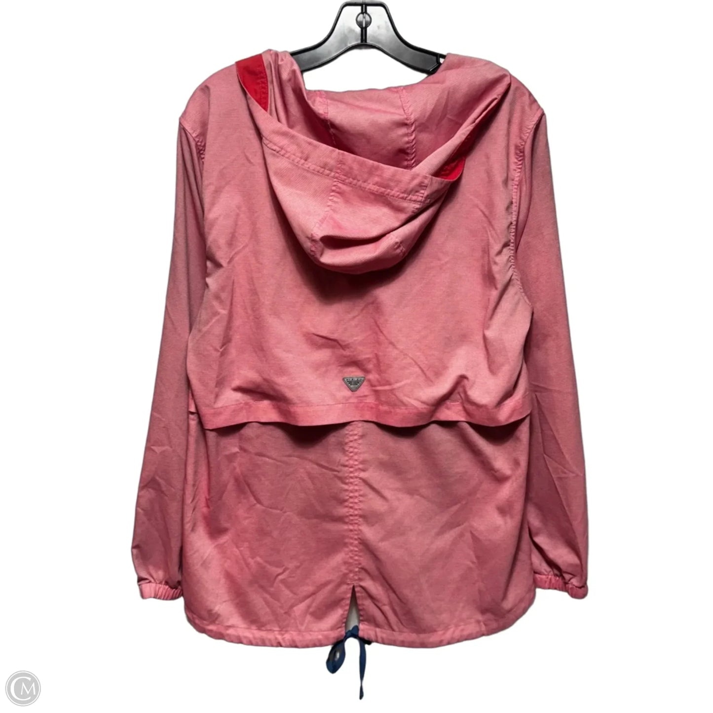 Jacket Windbreaker By Columbia In Pink, Size: M