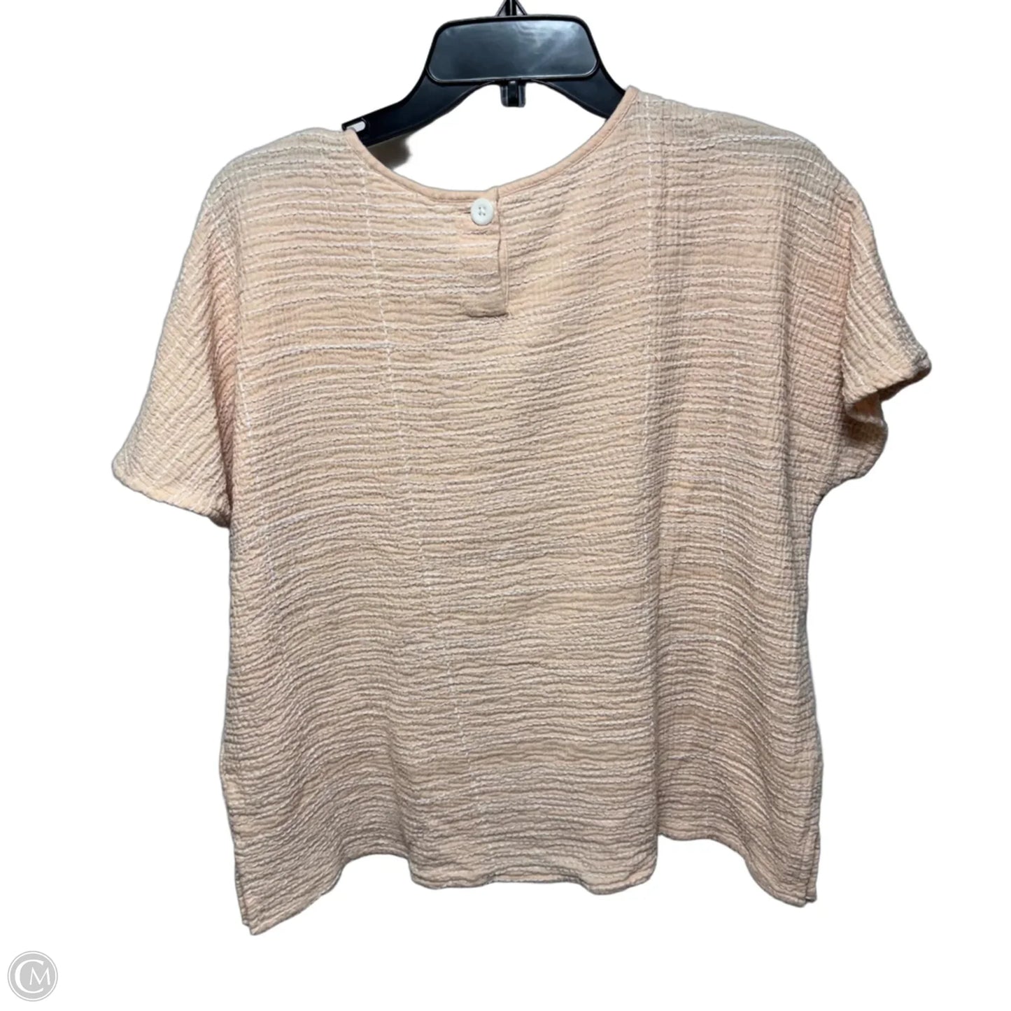 Top Short Sleeve By Pure Jill In Peach, Size: S
