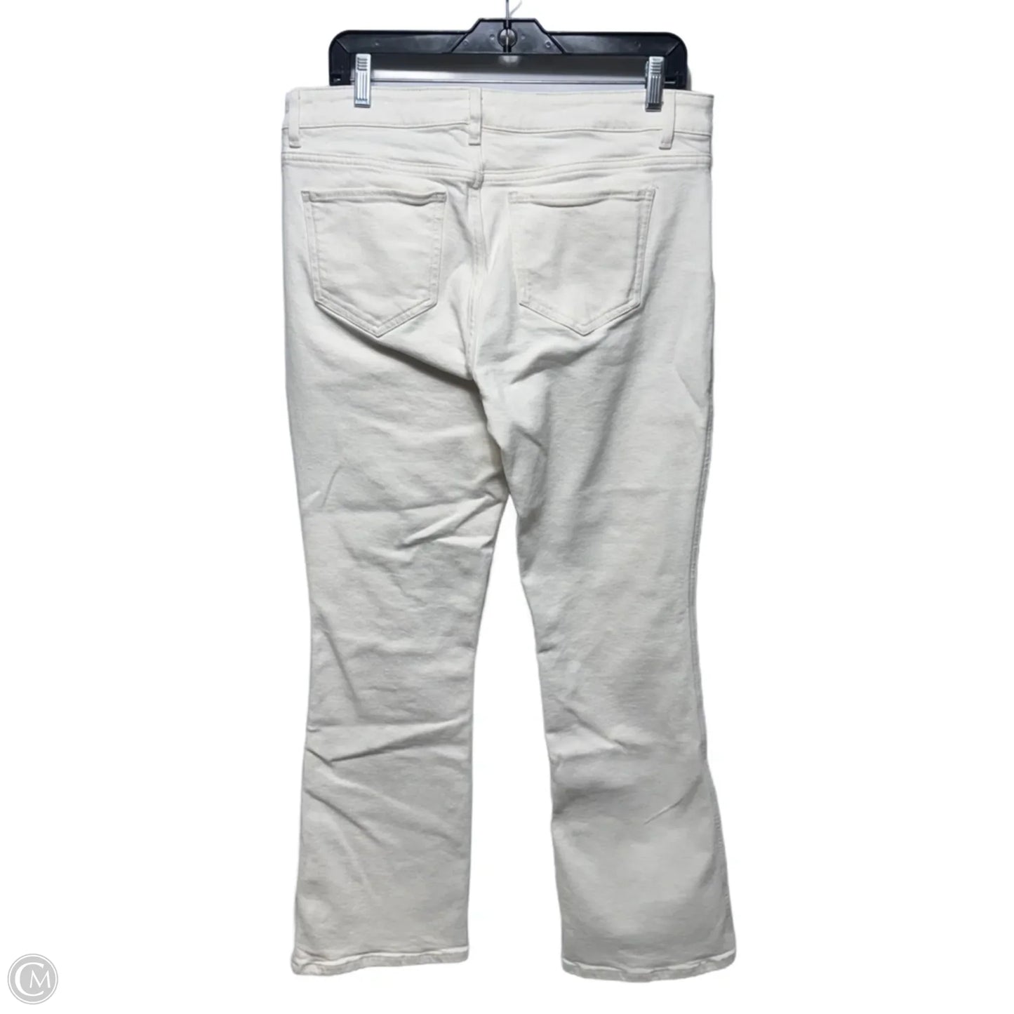 Jeans Boot Cut By J. Jill In Cream Denim, Size: 12