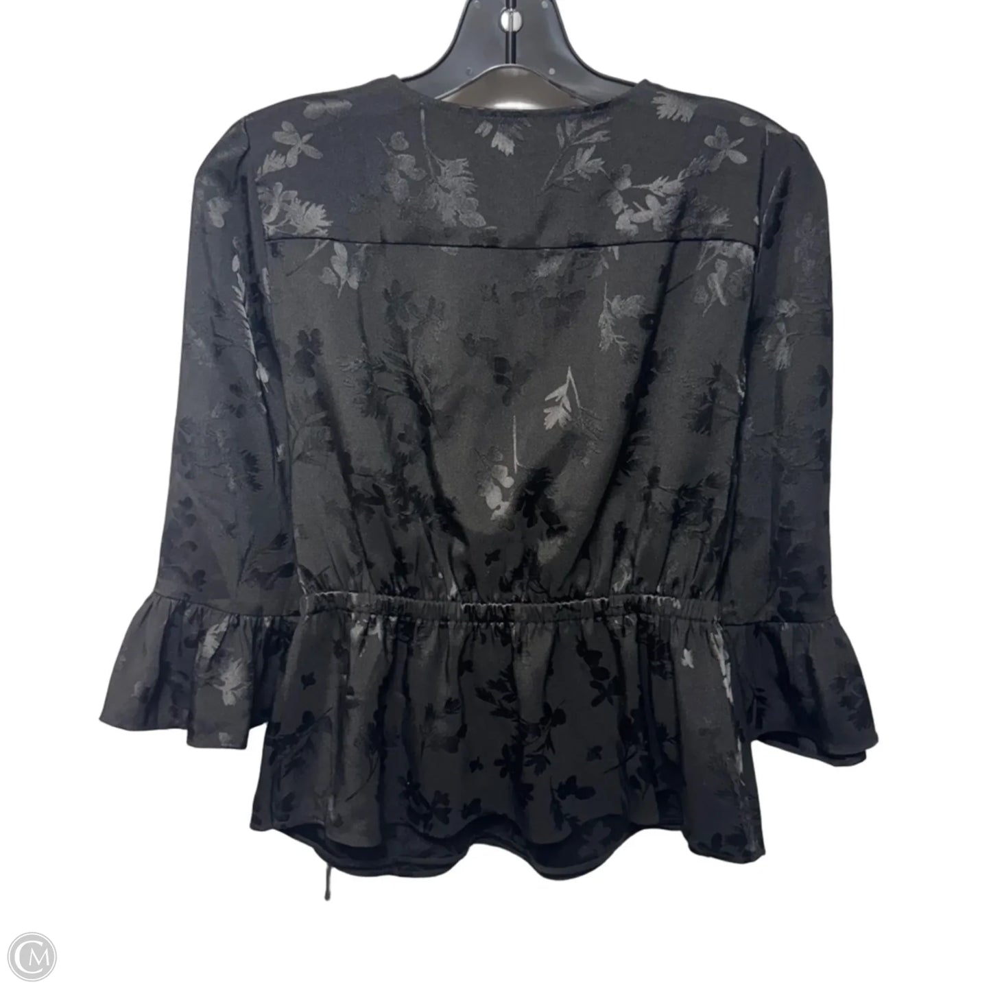 Top Long Sleeve By Ann Taylor In Black, Size: S