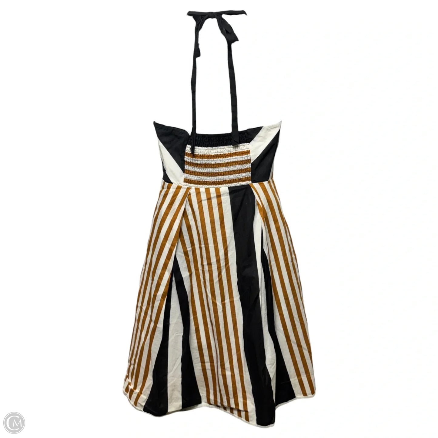 Edges & Angles Striped Halter Dress By Moulinette Soeurs X Anthropologie In Striped Pattern, Size: 2