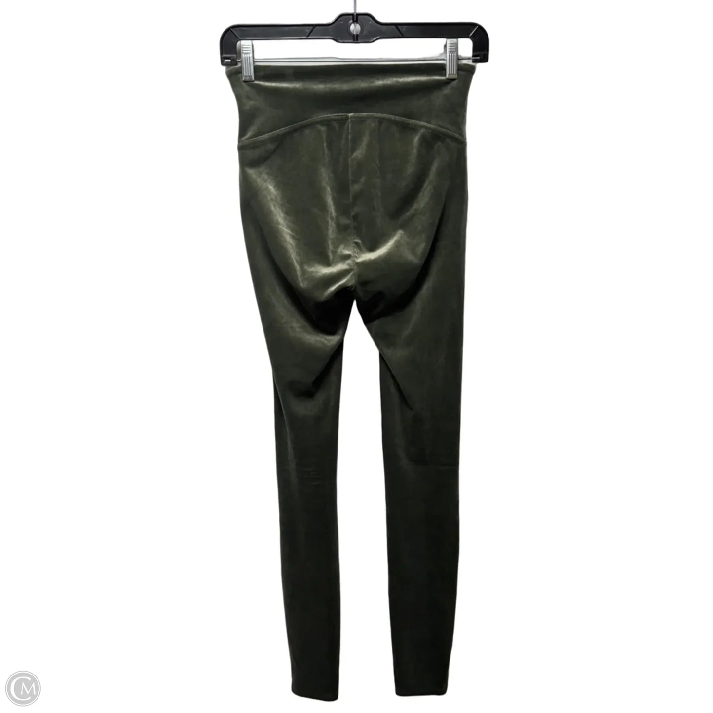 Velvet Pants Leggings By Spanx In Green, Size: S