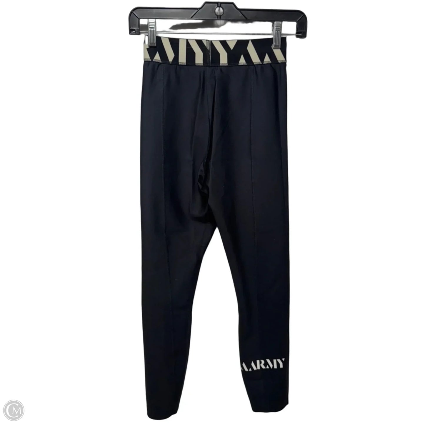 Athletic Leggings By Aarmy In Black & White, Size: M