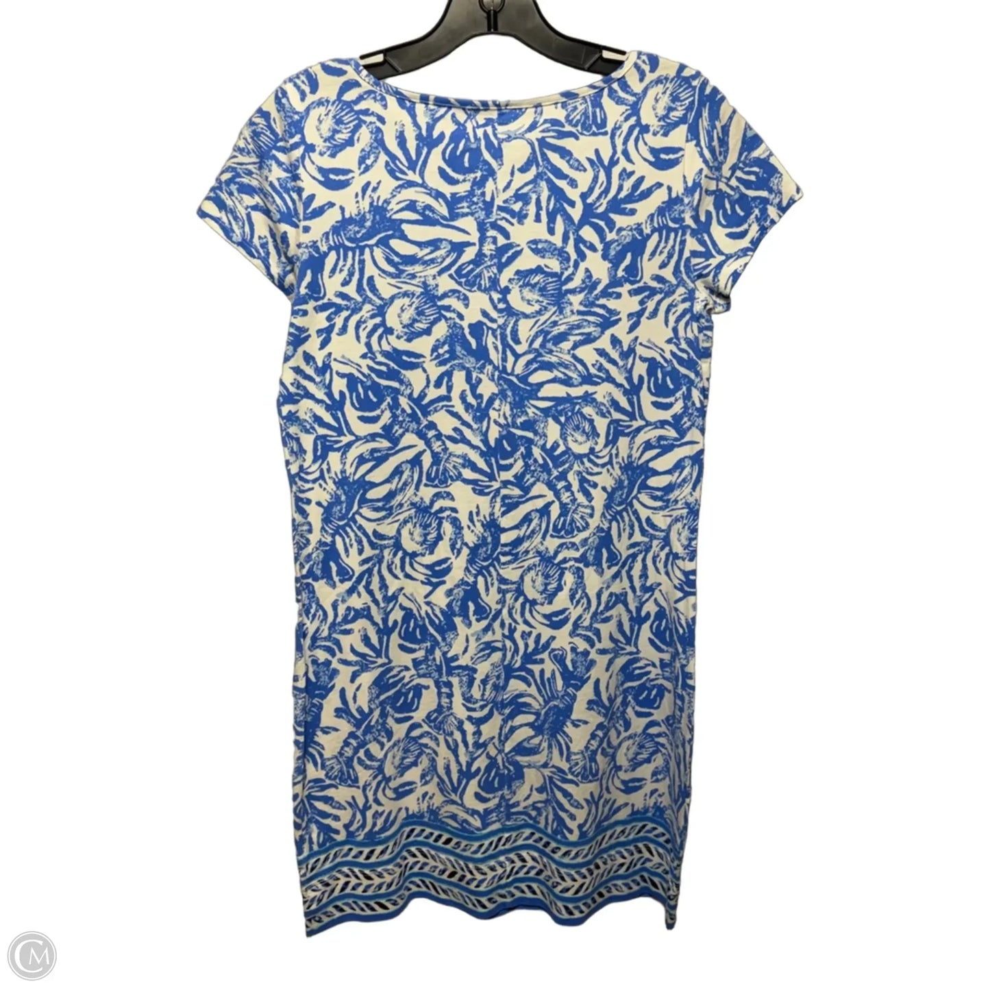 Dress Designer By Lilly Pulitzer In Blue & White, Size: S