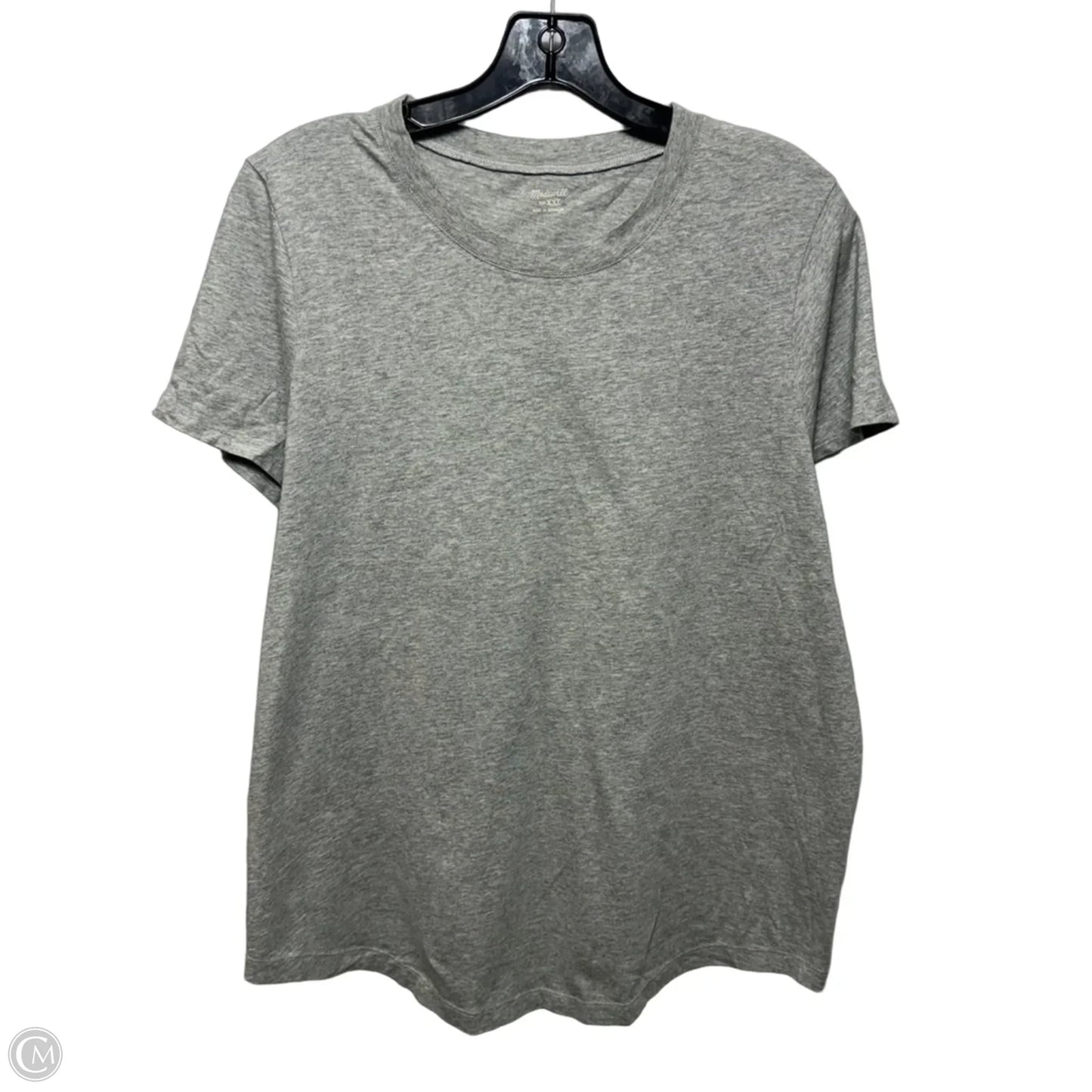 Top Short Sleeve Basic By Madewell In Grey, Size: Xxl
