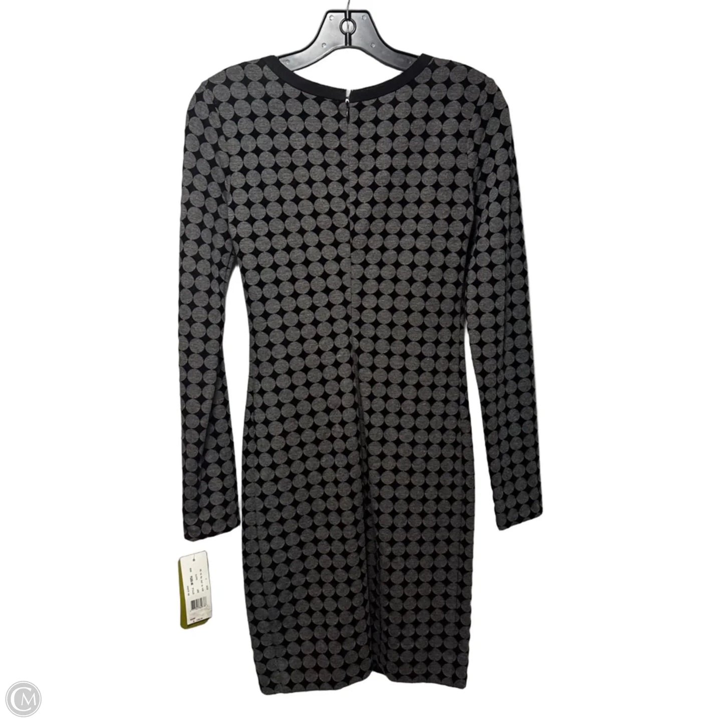 Flocked Dot Ponte Knit Dress By Atlelier by Nicole Miller In Geometric Pattern, Size: S