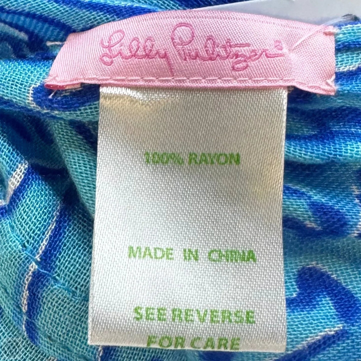 Rayon Infinity Tassel Scarf Designer By Lilly Pulitzer