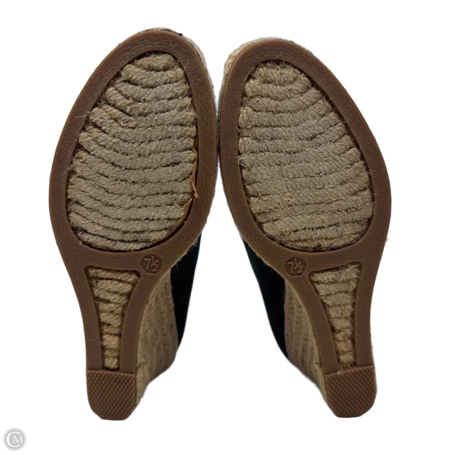 Seville Wedge Espadrilles By J. Crew In Black, Size: 7.5