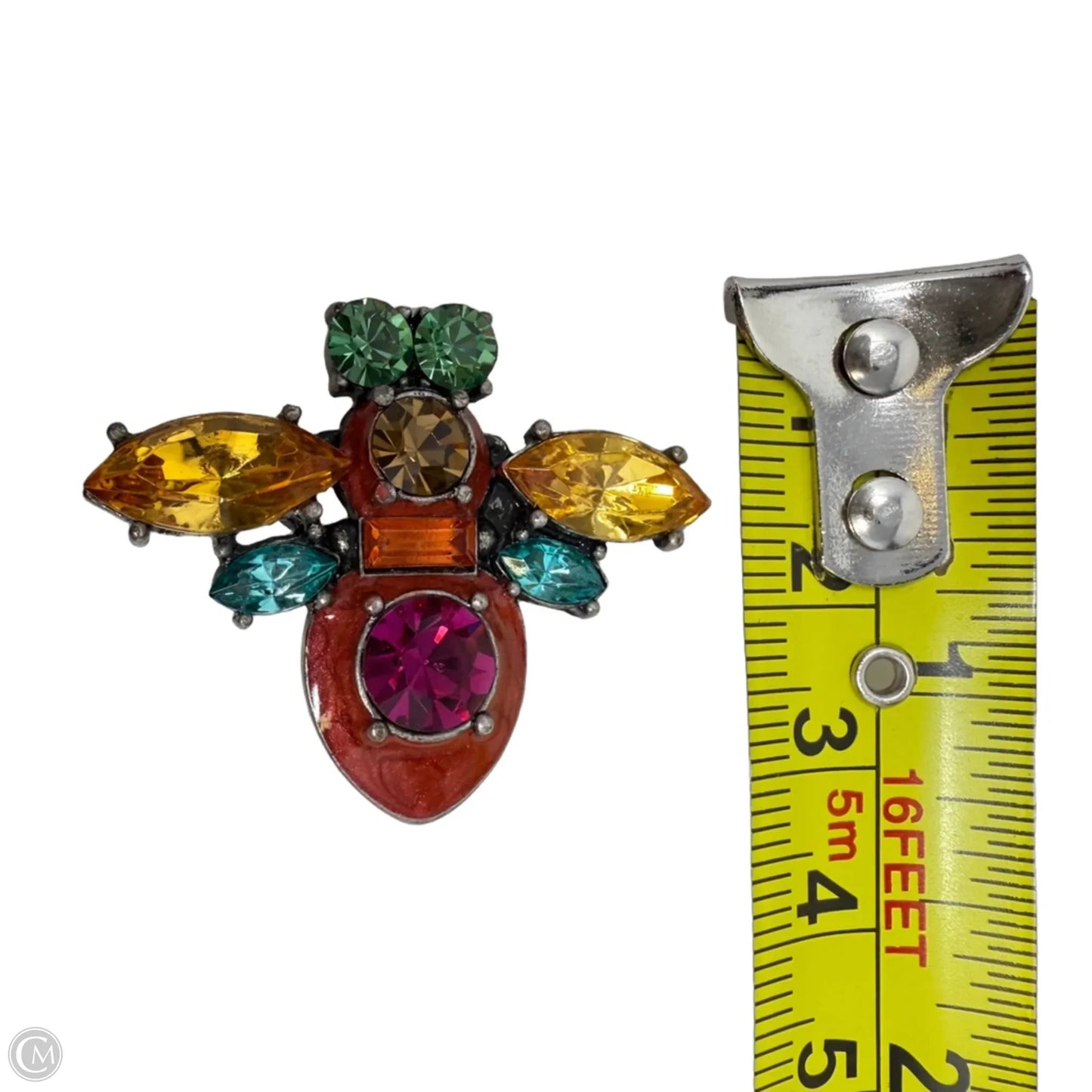 Multicolor Rhinestone Bug Pin By Love Bug