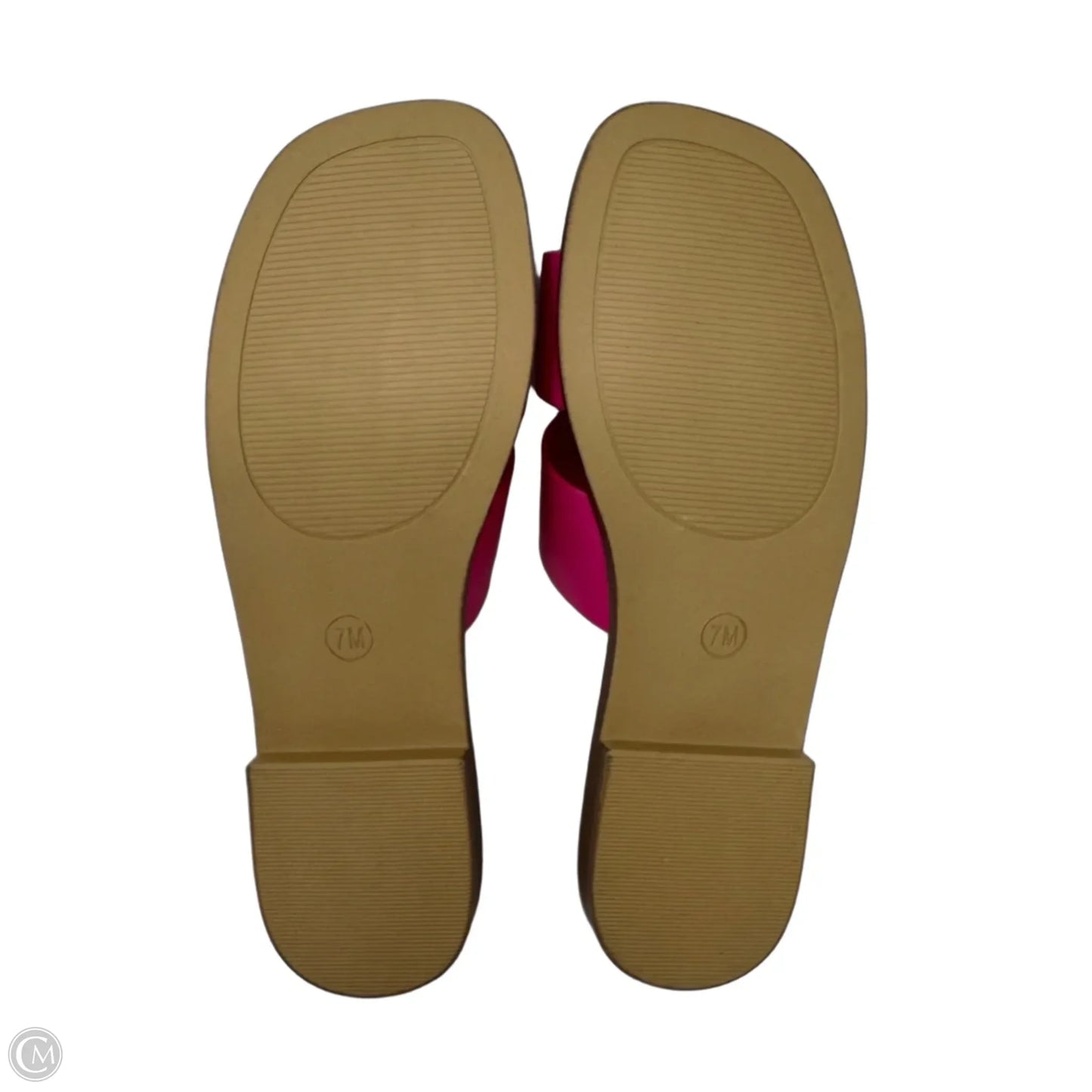 Sandals Flats By Cushionaire In Pink, Size: 7