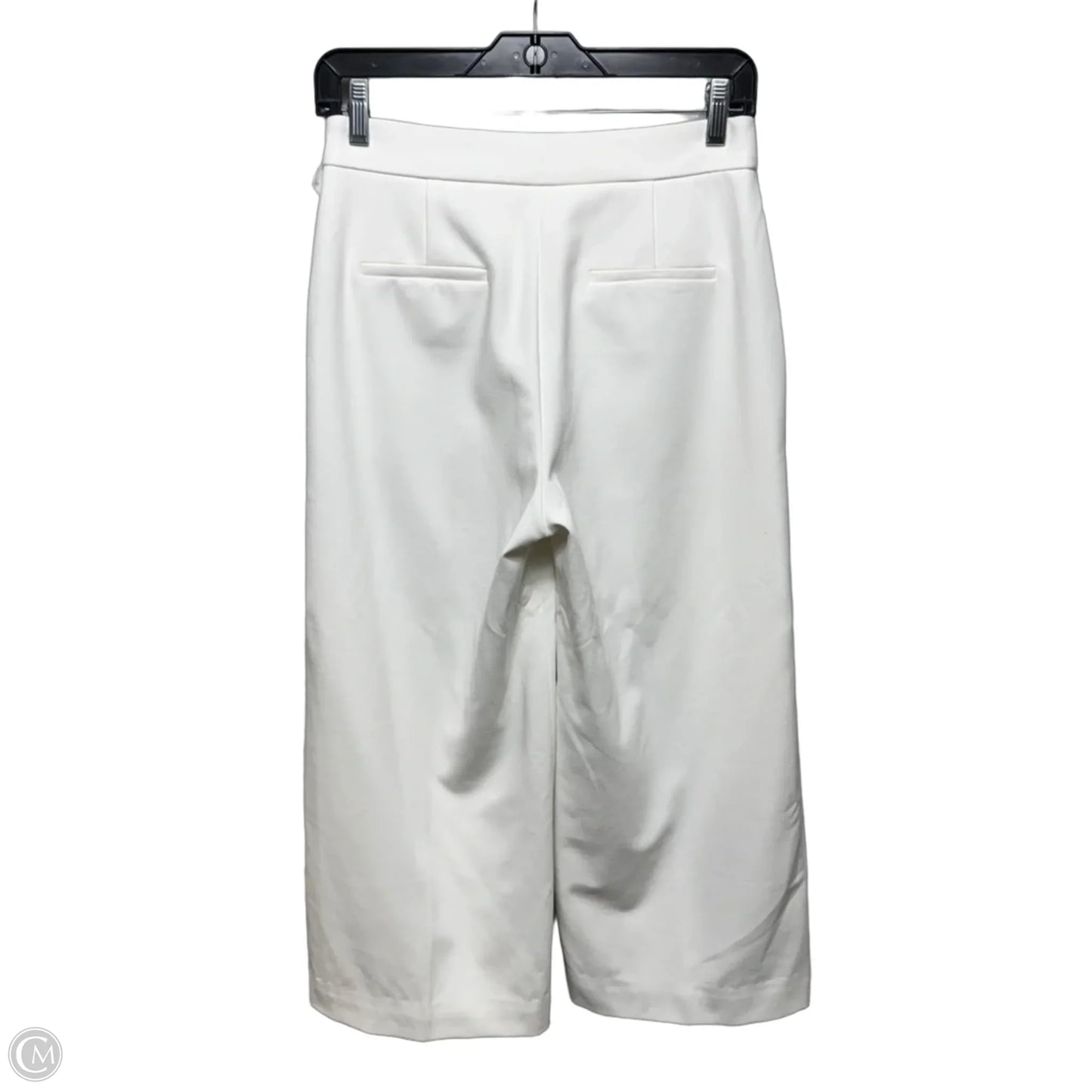 Wide Leg Cropped Pants By Elie Tahari In White, Size: 2