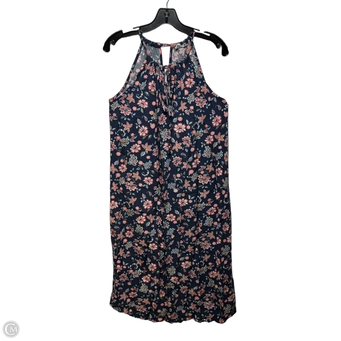 Halter Midi Dress By Gap In Floral Print, Size: M