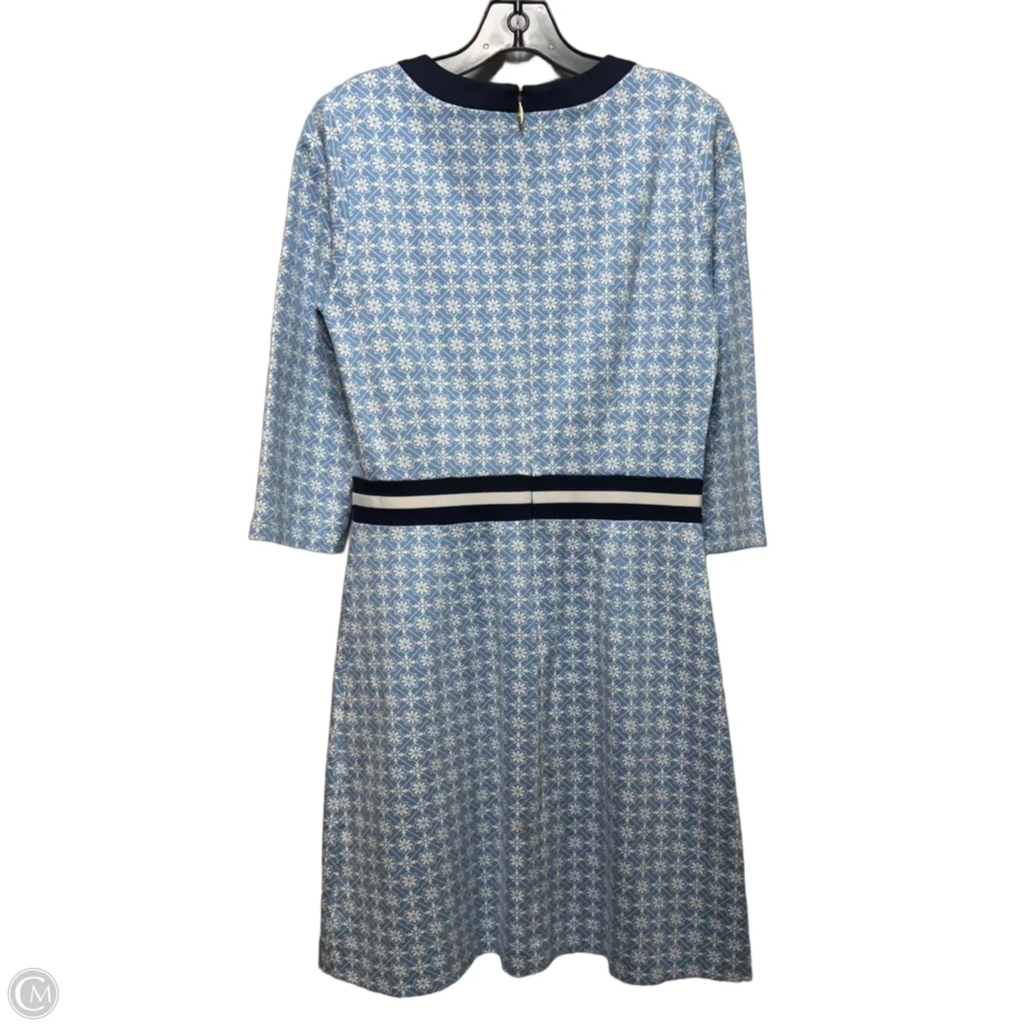 Dress Casual Short By Draper James In Blue & White, Size: M