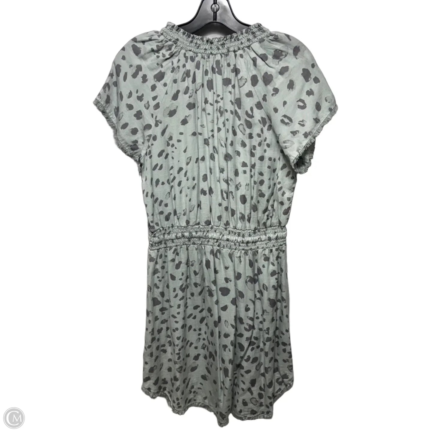 Dress Casual Short By Bella Dahl In Green & Grey, Size: M