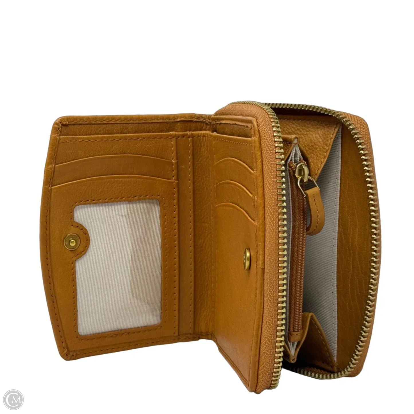 Gina Leather Compact Wallet By Margot, Size: Medium