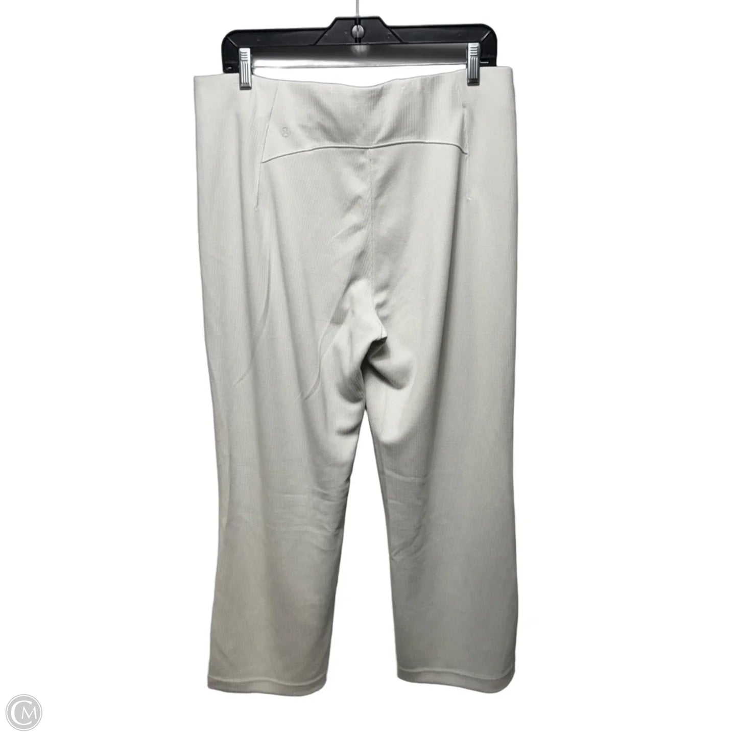 Ribbed Athletic Pants By Lululemon In Cream, Size: 14